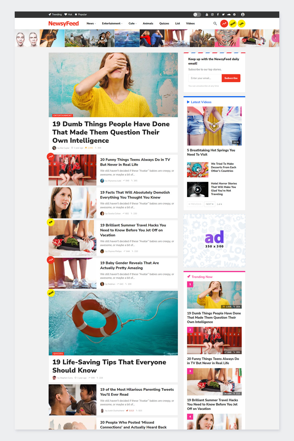 News & Magazine WordPress Theme