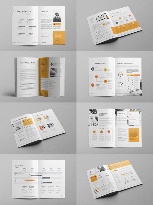 business plan brochure