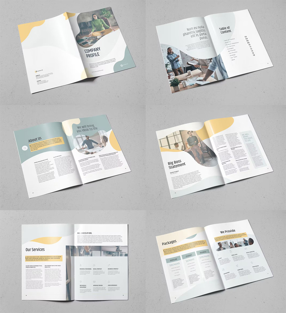 Creative Company Profile Brochure