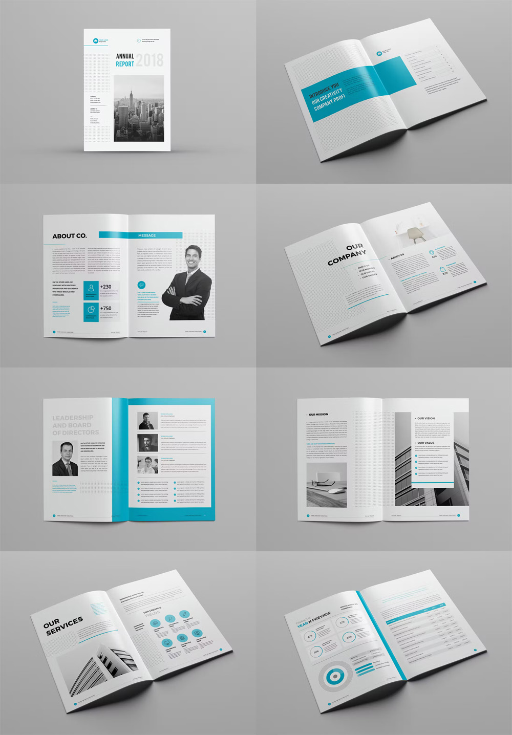 InDesign Annual Report Brochure