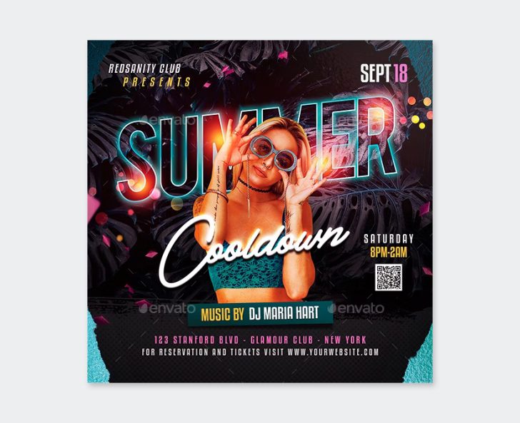 15 Awesome Summer Party Flyer Templates PSD • PSD design