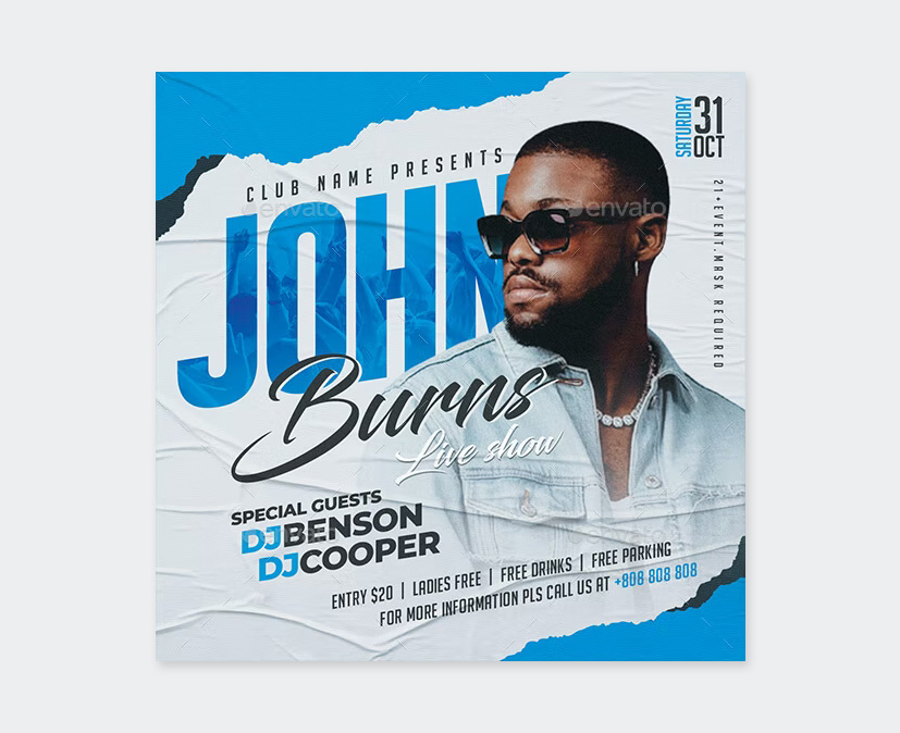 Special DJ Party Flyer Template
