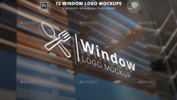 Window Logo Mockup
