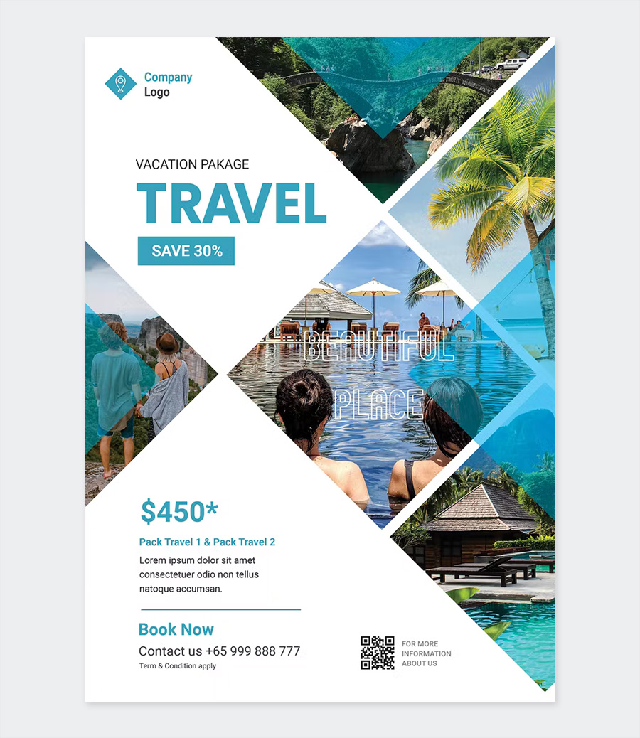 Travel Flyer Template PSD