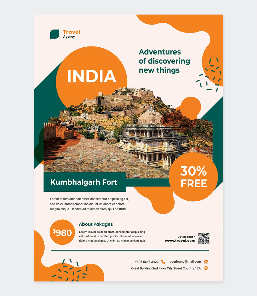 Travel Holiday Flyer Template