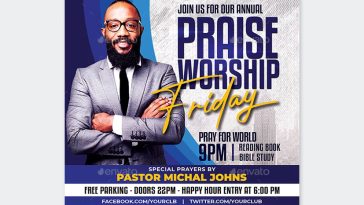 Worship Flyer PSD