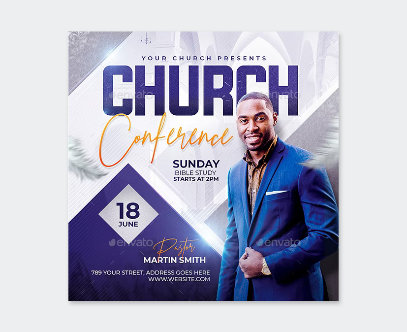 Sunday Church Flyer Design