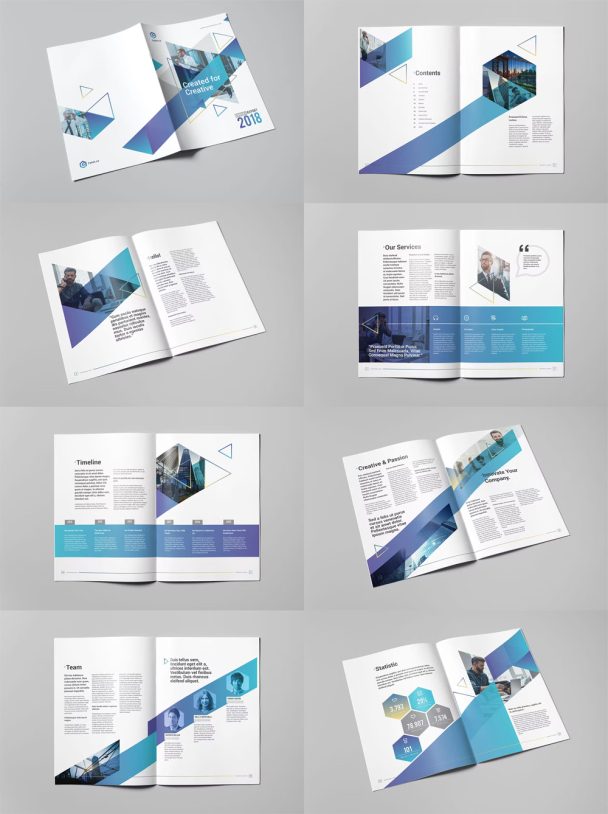 Top 10 Annual Report Design Templates InDesign • PSD design