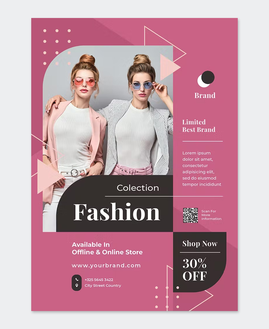 Elegant Fashion Flyer Design