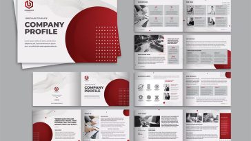 Landscape Company Profile Brochure Template