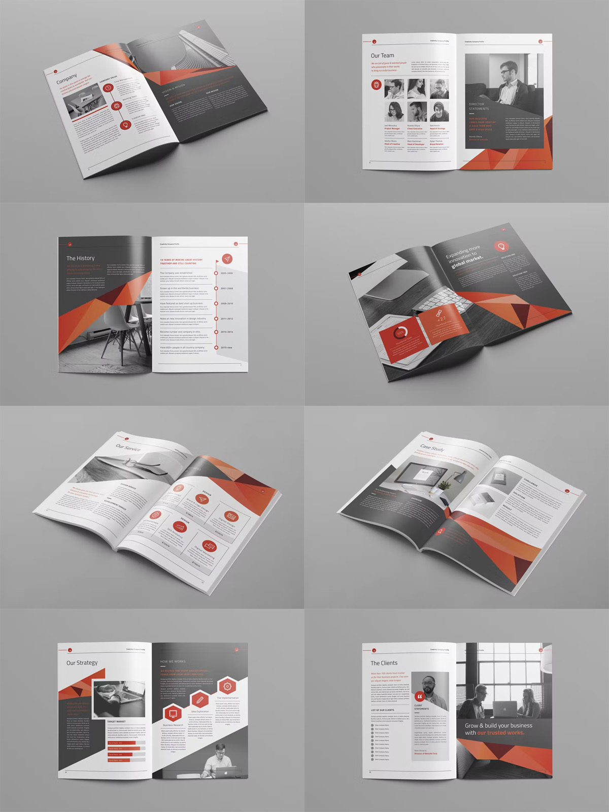 Modern Company Profile Brochure Design