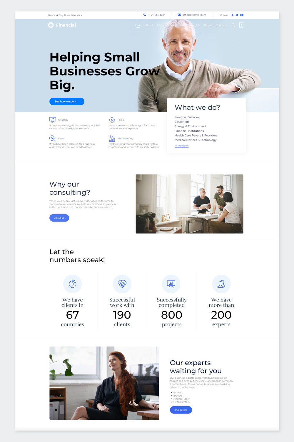 Professional Business Consulting WordPress Theme