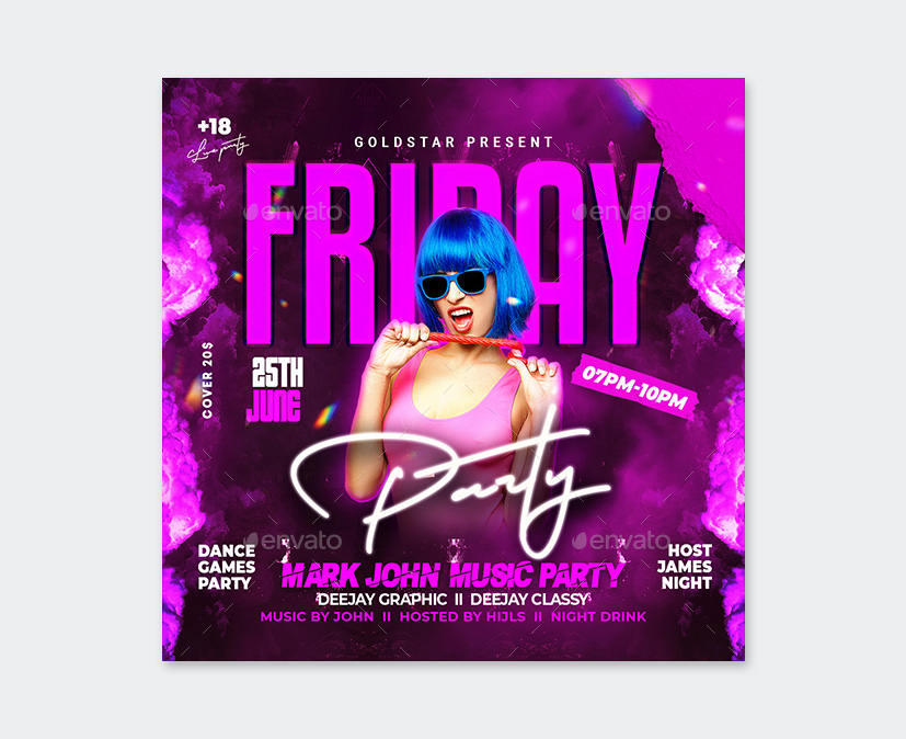 Sexy Friday Party Flyer Design