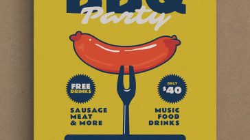 BBQ Party Event Flyer Design
