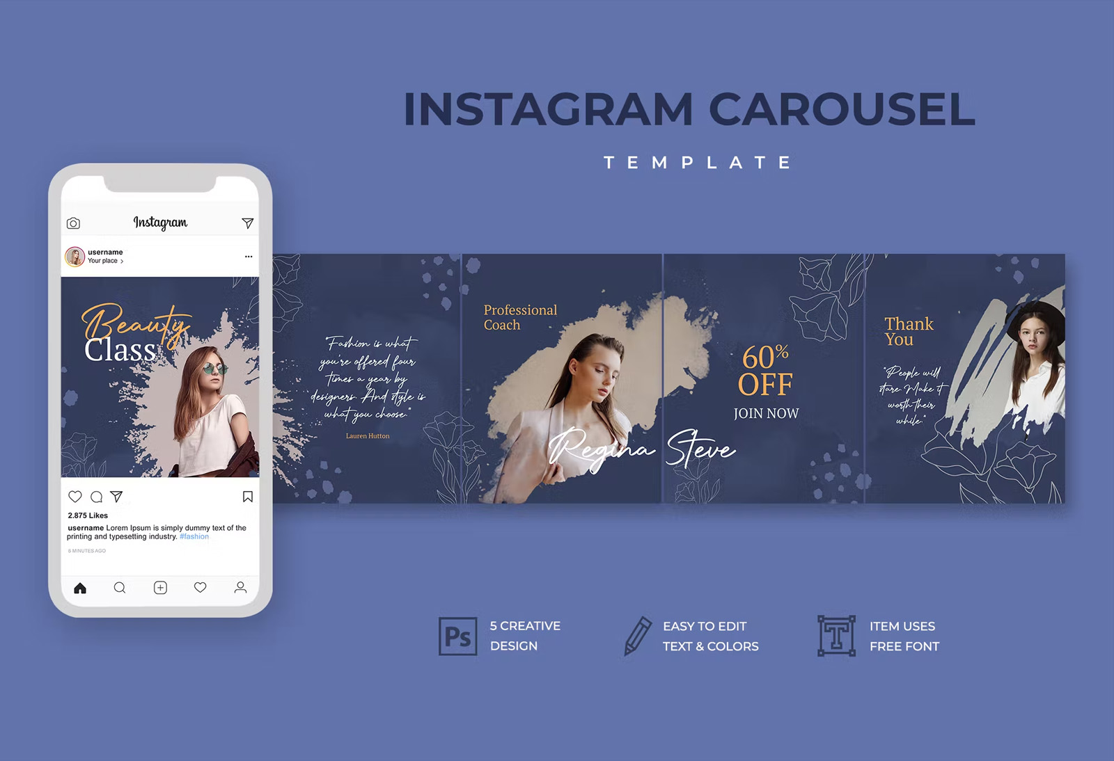 Beauty Instagram Carousel Design