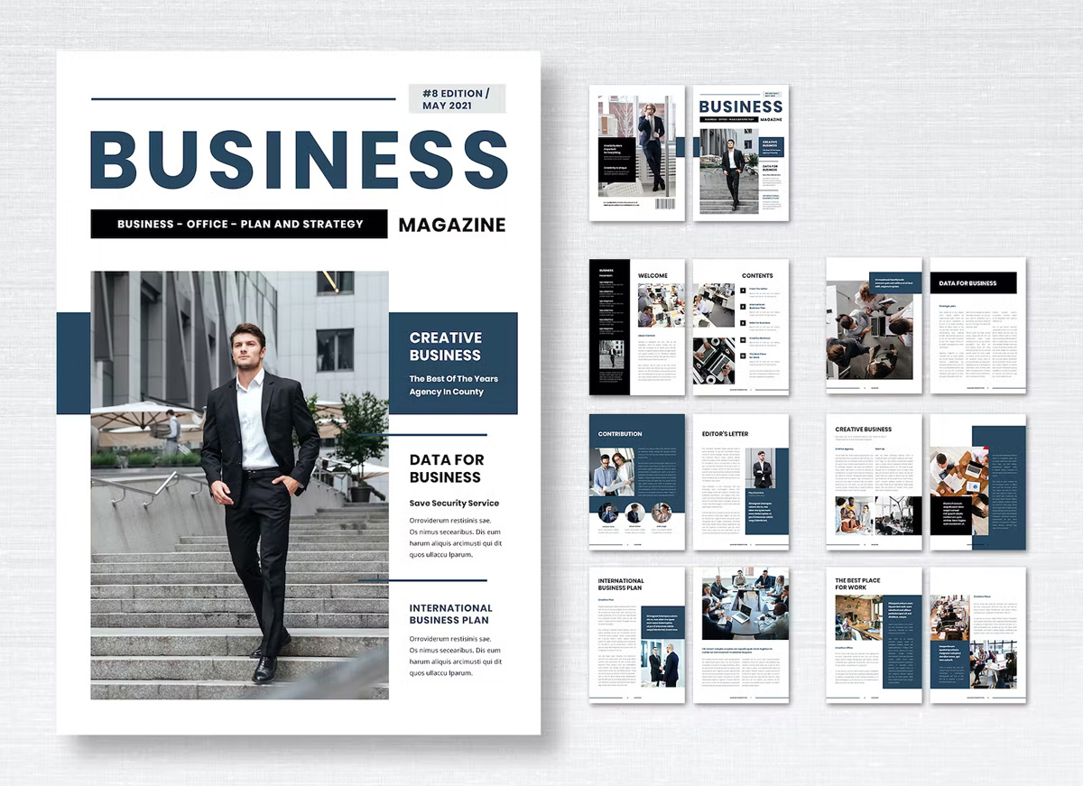 Business Magazine Design
