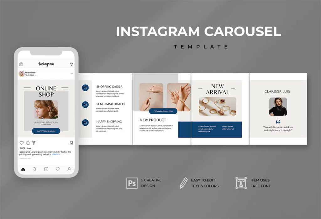 15 Best Instagram Carousel Templates PSD • PSD design