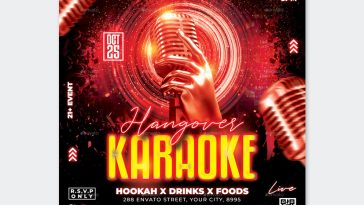Karaoke Flyer Design