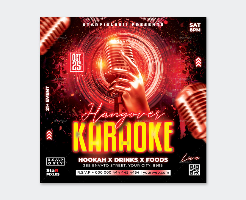 Karaoke Flyer Design