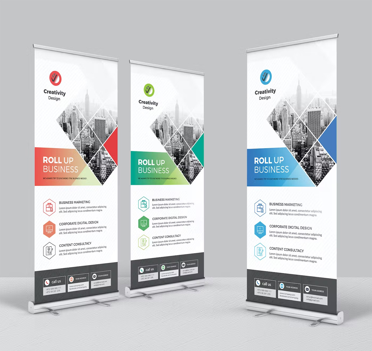 Business Roll-Up Banner Templates