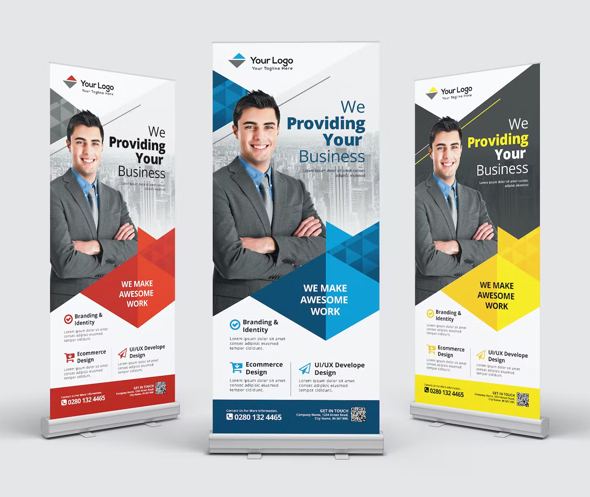 Roll-Up Business Banner Template