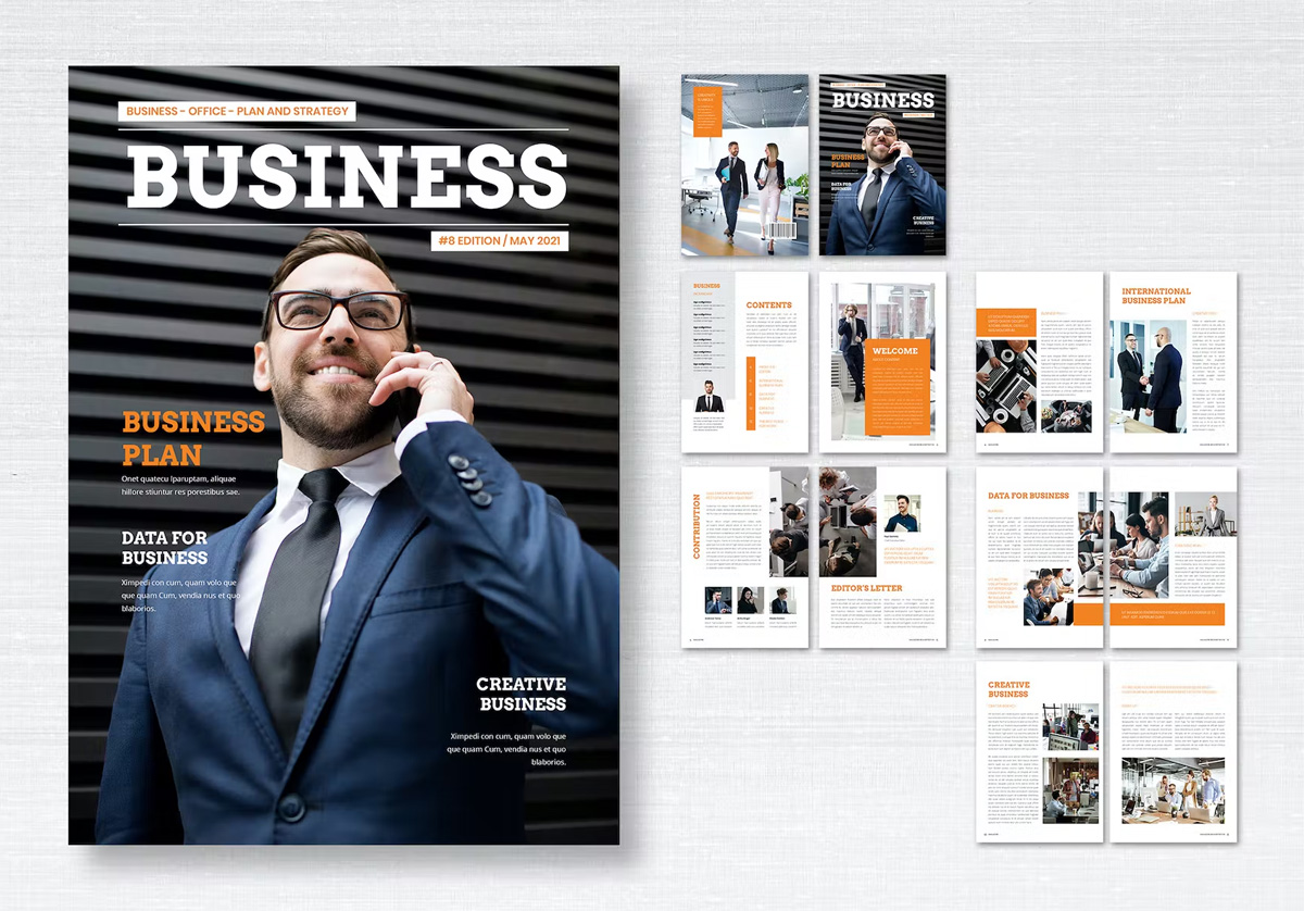 Business Magazines Design