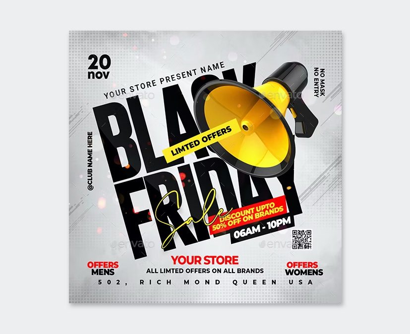 Black Friday Flyer Design
