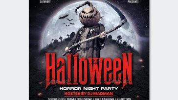 Halloween Flyer PSD