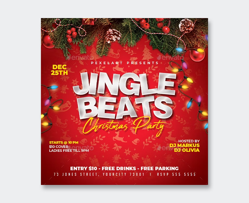 Jingle Beats Flyer