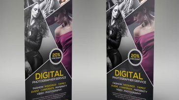 Photography Roll Up Banner Design