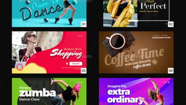 50 Youtube Thumbnail Templates PSD